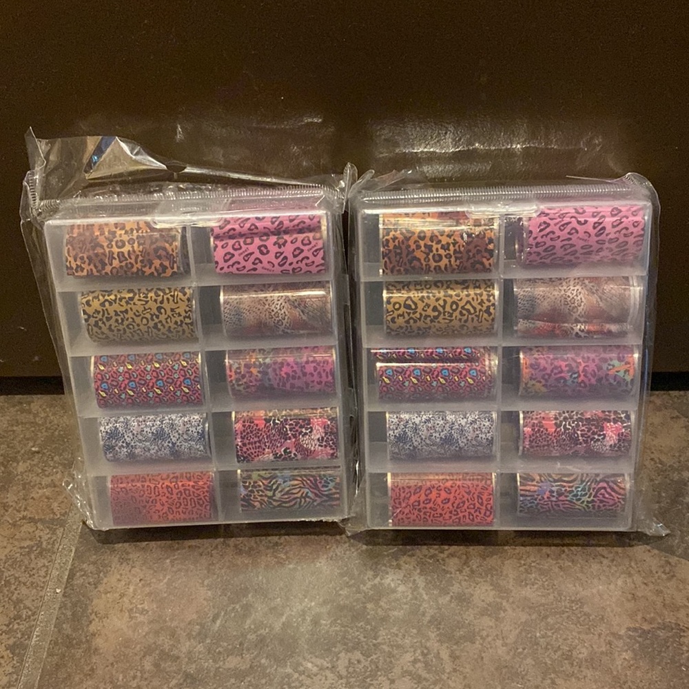 NEW Nail Foil Transfer Sticker with Leopard. New in package. - Picture 8 of 8
